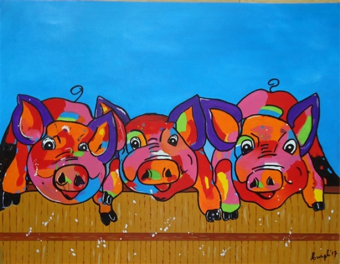 319 Fiddler Pig, Fifer Pig, Practical Pig