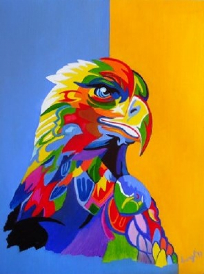 324 Coloured Eagle