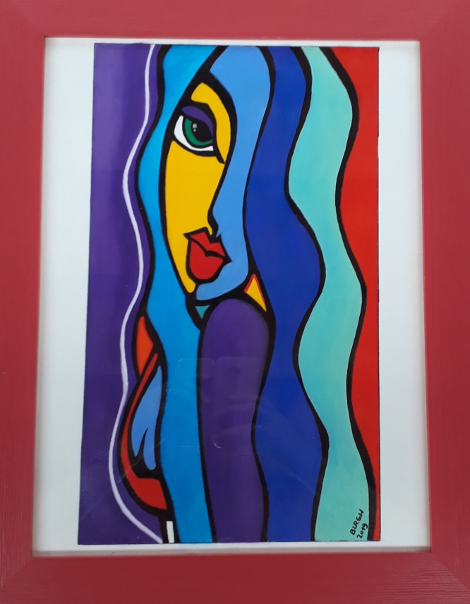 398 Untitled / colorful lady