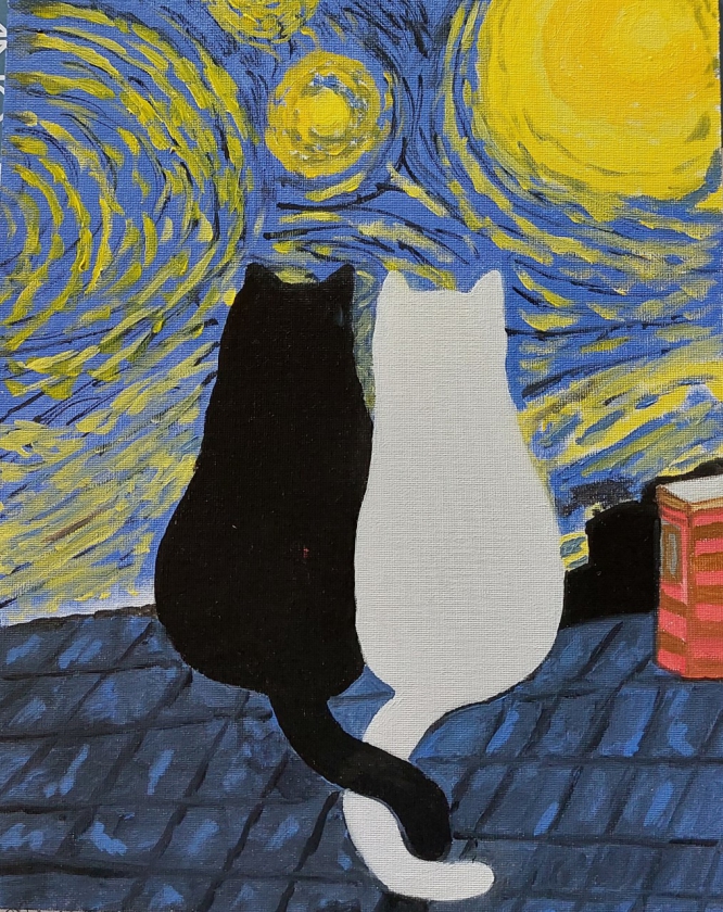 467 Starry night of the Cats
